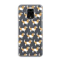 Doggy: Xiaomi Redmi Note 9 Pro Transparant Hoesje