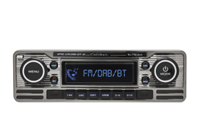 Autoradio met DAB+ - USB - Bluetooth® technologie 4x75Watt - Retro look Zwart chrome (RMD120DAB-BT-B)