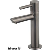 Wiesbaden Amador XL Koudwaterkraan Gunmetal - Toiletkraan met Kiwa-keur