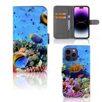 iPhone 15 Pro Max | Telefoonhoesje | Met pasjeshouder | Vissen