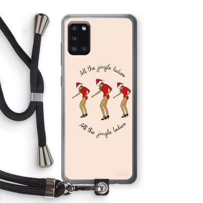 Jingle Ladies: Samsung Galaxy A31 Transparant Hoesje met koord