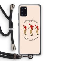 Jingle Ladies: Samsung Galaxy A31 Transparant Hoesje met koord