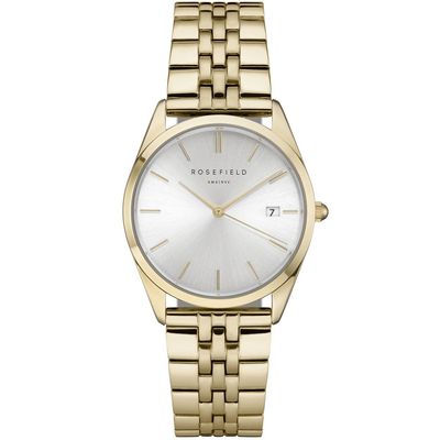 Rosefield The Ace 03 Silver Sunray Gold Horloge Rosefield The Ace 03 Silver Sunray Gold Horloge