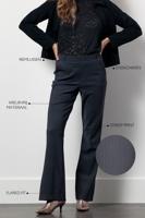 Flair bnd pinstripe trousers - antraciet/dark blue - 13387