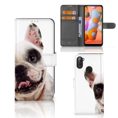 Samsung Galaxy M11 | A11 | Telefoonhoesje | Met pasjeshouder | Franse Bulldog Samsung Galaxy M11 | A11 | Telefoonhoesje | Met pasjeshouder | Franse Bulldog
