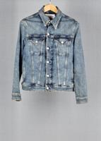 Calvin Klein Blue vintage denim jacket in size M for Unisex - thumbnail