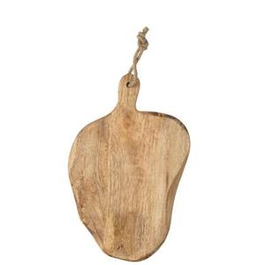 J-Line Organic Ovaal snijplank - hout - naturel - L