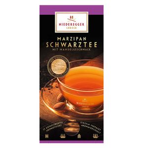 Niederegger - Marsepein Zwarte Thee - 10x 25 zakjes