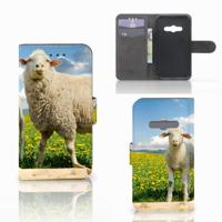 Samsung Galaxy Xcover 3 | Xcover 3 VE | Telefoonhoesje | Met pasjeshouder | Schaap en Lammetje