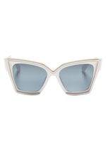 Valentino Eyewear lunettes de soleil Grace à monture carrée - Blanc