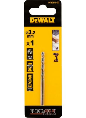DeWalt Accessoires Black & Gold Metaalboor | 3,2 mm - DT20515-QZ