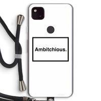 Ambitchious: Pixel 4a 5G Transparant Hoesje met koord