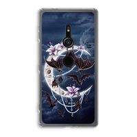 Vleermuizen Maan: Sony Xperia XZ2 Transparant Hoesje