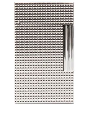 S.T. Dupont briquet en argent serti de diamants