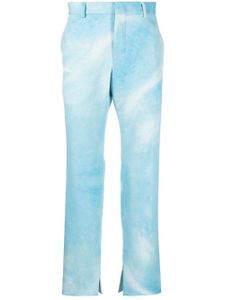 MSFTSrep pantalon de jogging à effet tie-dye - Bleu