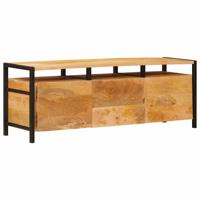 Opslagkasten met lade Bruin 110 x 30 x 40 cm Massief Mango Hout