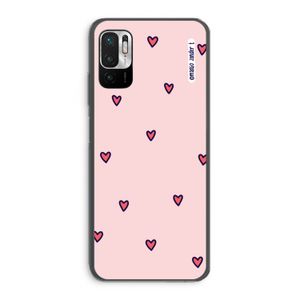 Hartjes: Xiaomi Redmi Note 10 5G Transparant Hoesje