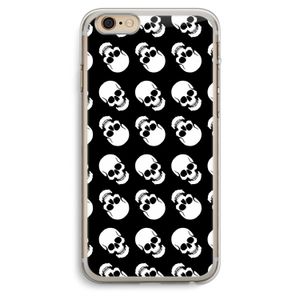 Musketon Skulls: iPhone 6 Plus / 6S Plus Transparant Hoesje