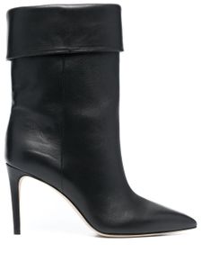 Paris Texas bottines en cuir à bout pointu 90 mm - Noir