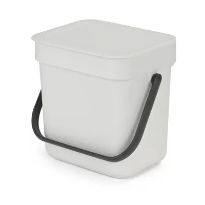 Brabantia Sort & Go afvalemmer 3 liter light grey