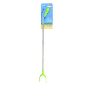 1x Afval/vuilnis grijpers voor kinderen 77 cm groen/blauw - Afvalgrijpers