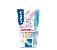 Markeerstift pilot frixion soft pastel 6st assorti