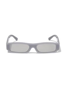 Dolce & Gabbana Kids lunettes de soleil à monture rectangulaire - Gris