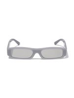 Dolce & Gabbana Kids lunettes de soleil à monture rectangulaire - Gris