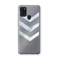Marmeren pijlen: Samsung Galaxy A21s Transparant Hoesje
