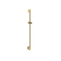 Hotbath Glijstang - 90cm - geïntegreerde waterinlaat - rond - PVD - Geborsteld Messing M305BBP