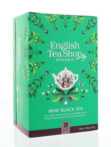 English Tea Shop Mint black tea bio (20 Zakjes)