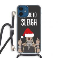 Came To Sleigh: iPhone 12 mini Transparant Hoesje met koord