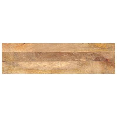 Tafelblad rechthoekig 120x40x3,8 cm massief mangohout
