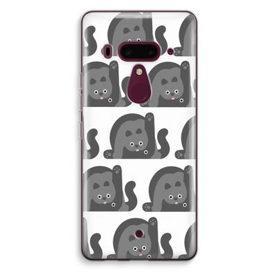 Cats: HTC U12+ Transparant Hoesje