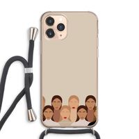 Girls girls girls: iPhone 11 Pro Max Transparant Hoesje met koord