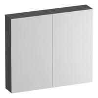 Brauer Impress Spiegelkast 80 cm - zonder Verlichting - Met 2 Dubbelzijdige Spiegeldeuren - Timber Grey