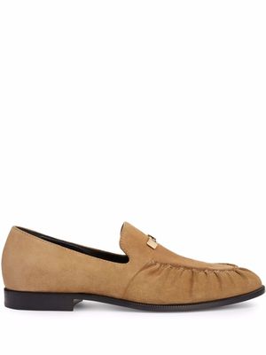 Giuseppe Zanotti mocassins Jareth en daim - Marron