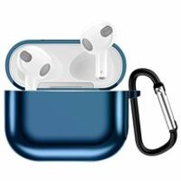 AirPods 3 hoesje - TPU - Electroplating series - Blauw