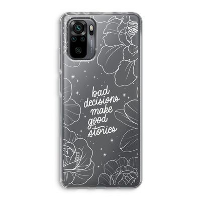 Good stories: Xiaomi Redmi Note 10 Pro Transparant Hoesje