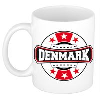 Denmark / Denemarken logo supporters mok / beker 300 ml - feest mokken