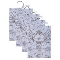 Geurzakjes Vanille geur - 6x - met ophanghaak - geurkaartjes/luchtverfrisser