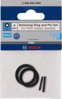 Bosch Accessoires Pin en ring 1/4" krachtdoppen | 4 stuks - 2608003064
