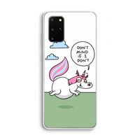 Unicorn: Samsung Galaxy S20 Plus Transparant Hoesje
