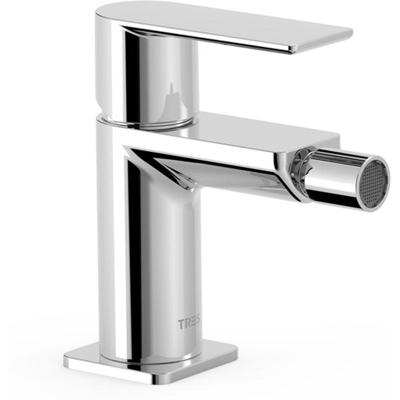 Bidetkraan Tres Loft | Opbouw | Mengkraan | 1-hendel | Rond | Chroom