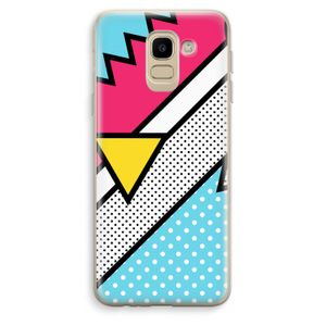 Pop Art #3: Samsung Galaxy J6 (2018) Transparant Hoesje