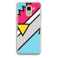 Pop Art #3: Samsung Galaxy J6 (2018) Transparant Hoesje