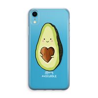 Avocuddle: iPhone XR Transparant Hoesje Avocuddle: iPhone XR Transparant Hoesje