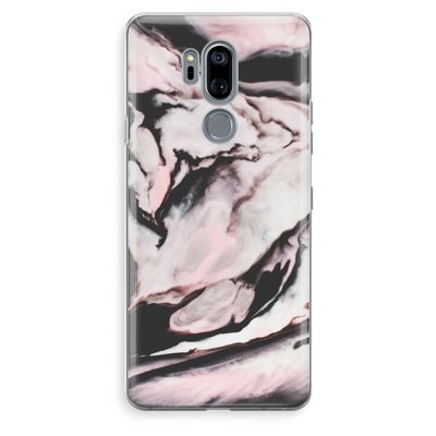 Roze stroom: LG G7 Thinq Transparant Hoesje