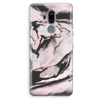 Roze stroom: LG G7 Thinq Transparant Hoesje