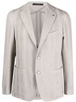 Tagliatore blazer boutonné à motif chevrons - Gris